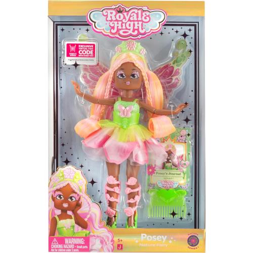 9” Fashion Doll - Nature Fairy, Wave 1, Series 1 Doll - Fairy Journal, Comb, and Virtual Item Code Included - Ages 5