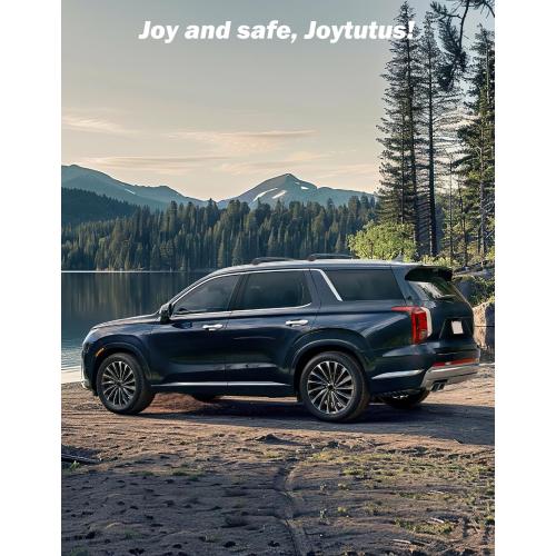 JOYTUTUS Lockable Roof Rack Cross Bars Compatible with Hyundai Palisade SE SEL XRT Limited Calligraphy 2019-2025 with Rails, Aluminum Crossbar for Cargo Bag Kayak Bike Skiboard Luggage Rack