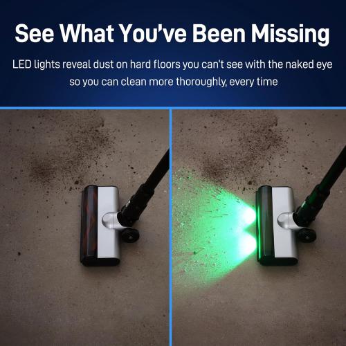 CoreJet 5 Self-Emptying Stick Vacuum, Cordless Vacuum Cleaner with All-in-One Charging Dock, 450W Motor, Dust Detection Light, HEPA Filtration for Hard Floors, Rugs & Everyday Cleaning