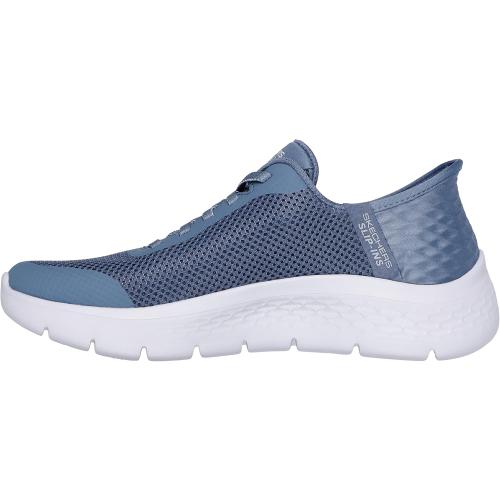 Size 7.5 womens color grey and light blue Skechers Women's Low-top Sneakers