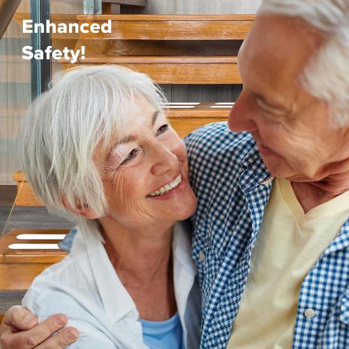 3pk SlipX Solutions Adhesive Anti-Slip Safety Treads, Non Slip Shower Stickers, Reliable Grip for Bathtubs, Showers, Pools, Boats, Stairs & More, Safety Stickers (36ct 7.5” x 0.75”, Clear)