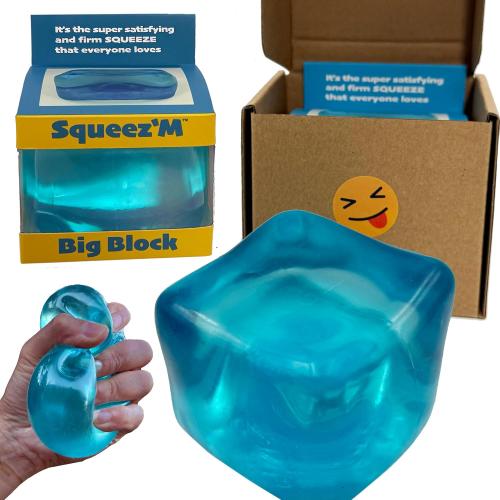Original Big Block Premium Stress Cube, Squishy Fidget Toy, Kids & Adults