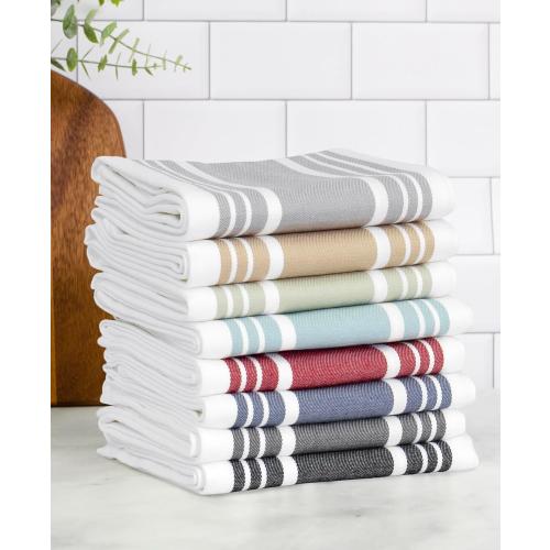 All-Clad Woven Bistro Kitchen Towels: Highly Absorbent, Super Soft Long Lasting - 100% Cotton, 20x30 Dish Towels for Cleaning & Drying Dishes, Pans, Glassware, or Countertops, (2-Pack), Chili