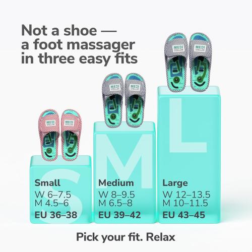 Acupressure Massage Slippers for Plantar Fasciitis & Neuropathy Relief – Shiatsu Reflexology Foot Massager Sandals with Magnetic Therapy, Acupuncture Point Map, for Men & Women