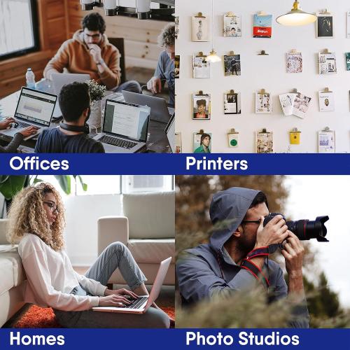 Paper Cutter, Heavy Duty Guillotine Paper Trimmer with Safety Guard and Blade Lock, 12 Cut Length Paper Slicer with 12-Sheet Capacity, Cardstock/Laminating Sheet/Cardboard