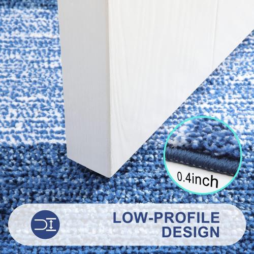 Kitinjoy Indoor Outdoor Door Mat, 30x27 Non-Slip Dirt Trapper Doormats