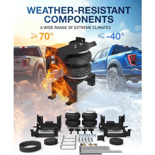 TOPICK Air Bags Suspension Kit for 2015-2025 Ford F150 2WD & 4WD | Rear Air Bags for Trucks, 5000 lbs of Load Leveling Capacity, Air Spring Kit, Replaces Firestone Ride-Rite 2582