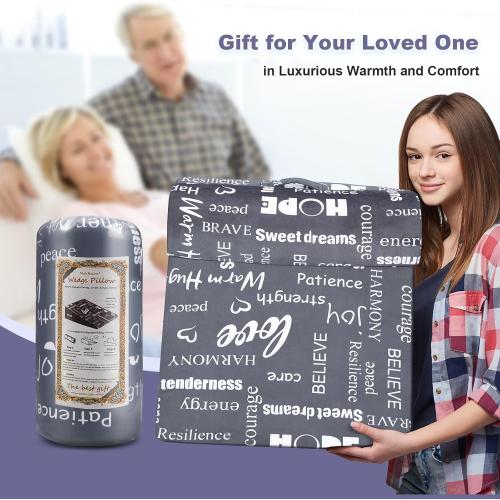 Wedge Pillow for Sleeping 10 Bed Pillow for Acid Reflux, GERD, Back and Neck Support, Soft Memory Foam Top for Post Surgery with Removable Cover (Missing PCS)