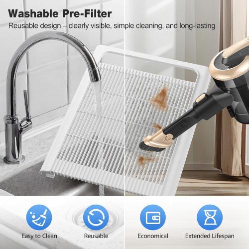 KNKA Air Purifiers for Home Bedroom Up to 1,695 Ft² in 1 Hr, APH4000, White | HEPA Sleep Mode Air Cleaner with Washable Pre-Filter, AHAM VERIFIED, AQI Display, Pet Mode for Pet Dander, Dust & Pollen