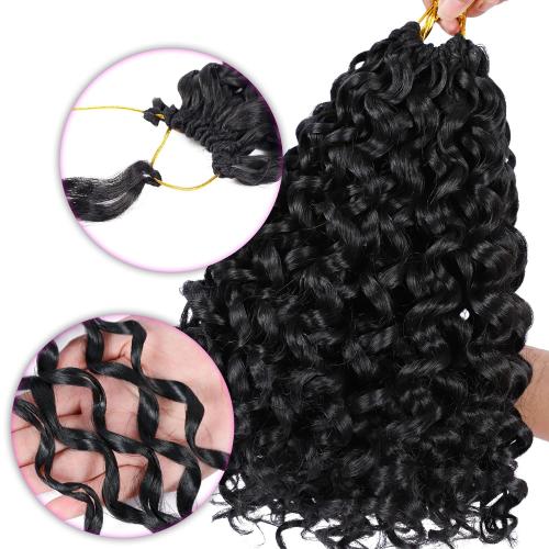 7 Packs Curly Crochet Hair for Black Women 10 Inch GoGo Curl Crochet Hair