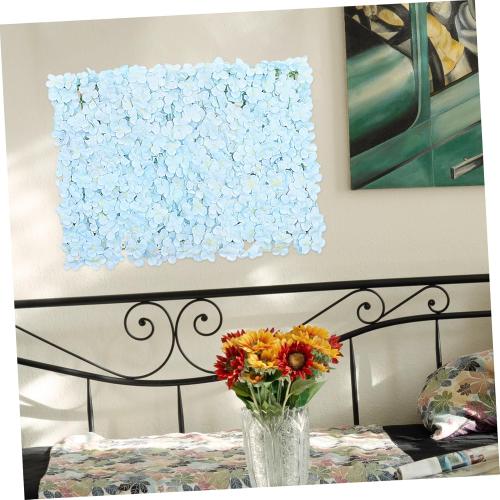 Artificial Flower Wall Decor for Weddings Hydrangea Flower Backdrop Wall for Events Beautiful Floral Ornament for Party Anniversary Decoration -11PC