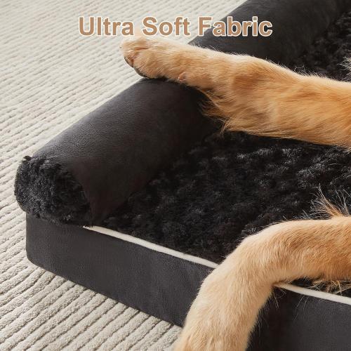 BFPETHOME Orthopedic Washable XLarge Dog Bed for Senior Dog Cozy Sleep