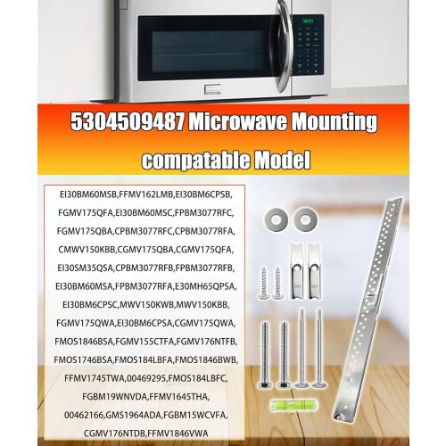 5304509487 Microwave Mounting Bracket Plate | Fits for Frigidaire, Crosley Kenmore Microwave,Replace 5304488426 2691361 PS5136284 and More.