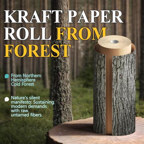 BAIJIALI 36 x 2,400 (200') Kraft Paper Roll for Craft Bulletin Board Paper Art Table Covering Crafting Gift Wrapping Bouquet Packing Parcel (Brown, 36''x200')