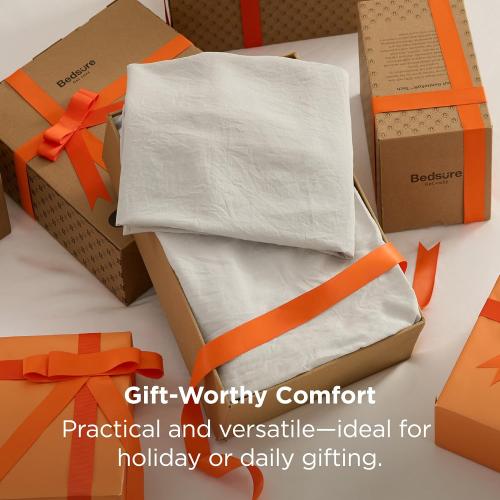 Bedsure Full Size Comforter Set, Beige Soft Prewashed Bedding for All Seasons, 3 Pieces GentleSoft™ Warm Down Alternative Bed Set, 1 Lightweight Comforter (82x86) and 2 Pillowcases (20x26)