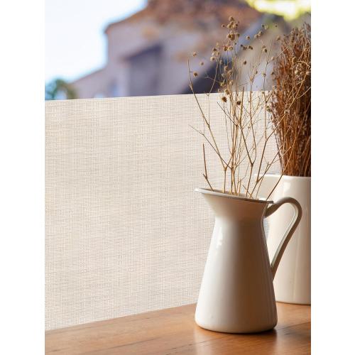 Artscape Fog | Woven Window Privacy Film | UV Protection | PVC-Free | Easy to Apply & Removable | 23.5 x 41.5 inches | Made in Belgium