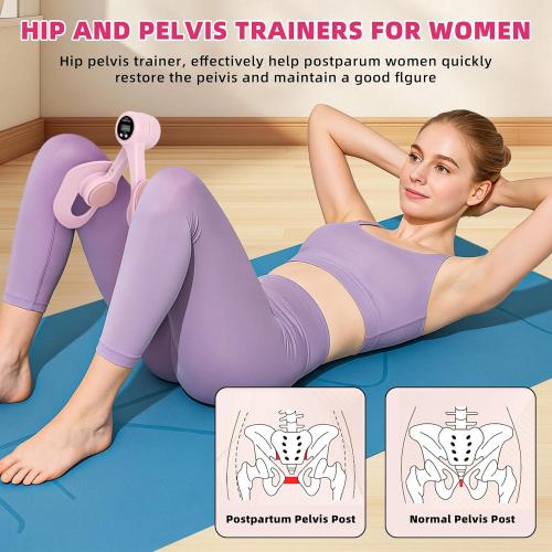 Thigh Master, Pelvic Floor Strengthening Device with Display Counter Hip Trainer Kegel Exerciser, Leg Inner Thigh Trainer Pelvic Floor Muscle Trainer, Thigh Exercise Workout Equipment for Home