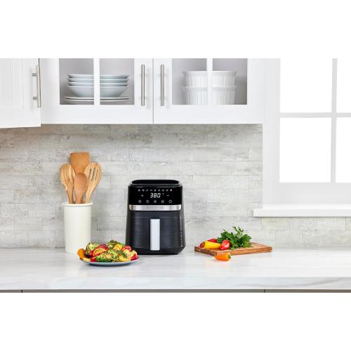 BLACK DECKER Purifry 2QT Air Fryer, Crispy Deep Fried Taste without the Fat, Plus Bake, Dehydrate, and Keep Food Warm, Digital Touchscreen and Auto Shut-Off‼️light dirt‼️