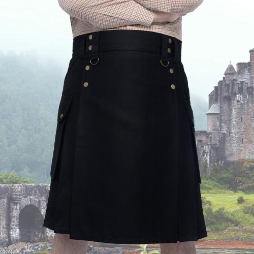 Size 36 Men's Six Pockets Cotton Utility Kilts