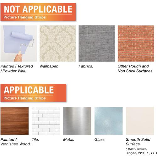 28-Pairs(56 Strips) Large Picture Hanging Strips Heavy Duty, Removable Hook and Loop Tape, Picture Hanger Damage Free, Adhesive Strips for Frame Hanging and Christmas Decorations