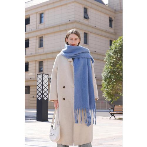 Wander Agio Winter Warm Scarf Long Pashmina Extra Large Shawls and Wraps for Women Large Blanket Scarves Solid