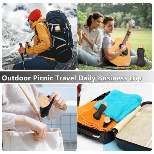 Collapsible Water Bottles,650ml,Leak Proof,Reuseable BPA Free Silicone Foldable Water Bottles,Durable Lightweight for Travel Gym Camping Hiking,Compact Size Portable Sports Water Bottle (Black)