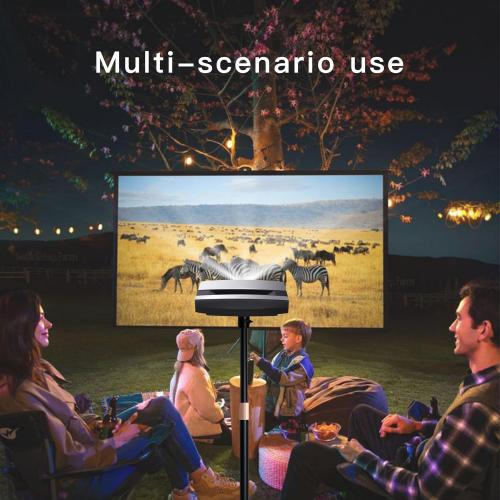 Projector Stand, 360°Swivel, Adjustable Height 23''-53'', Projector Mount Bracket, Against Wall Hidden Stand,Compatible with Home Office Video Vlog DVR Camera