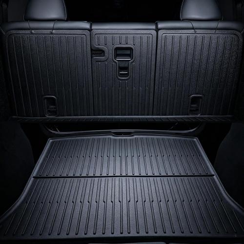 Floor Mats for 2021-2026 Jeep Grand Cherokee L (Only for 6 Seats) | 2nd Row Captain Chair, TPE All Weather Floor Liners & Trunk Mat & 2nd and 3rd Backrest Mat for Grand Cherokee L Accessories