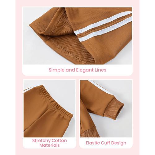 Mikrdoo Teenager Clothes Long Sleeve Hoodies Sweatshirts Teen Clothes Sweatpants Junior 2 Piece Outfits Sweatsuit Set 13y-14y