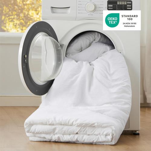Bedsure Super King Comforter Set, White Soft Prewashed Bedding for All Seasons, 3 Pieces GentleSoft™ Bed Set, 1 Lightweight Comforter (120x120) and 2 Pillowcases (20x36)