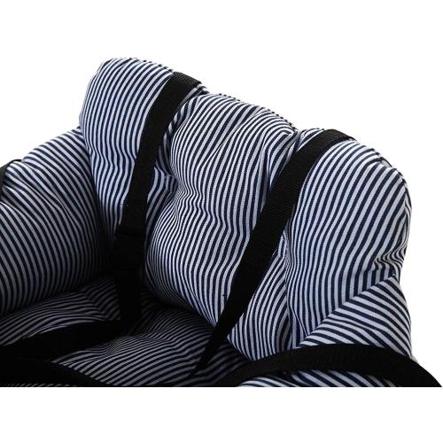 BLOBLO Dog Car Seat Pet Booster Seat Travel Safety Dog Bed for Car with Storage Pocket