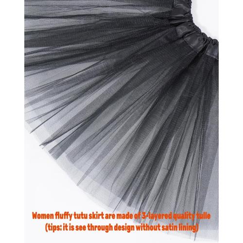 One size..Women's Teen Adult Tutu Skirt Elastic Tulle Tutu Skirt Women Short Dance Ballet Tutu Halloween Christmas Dress Costume