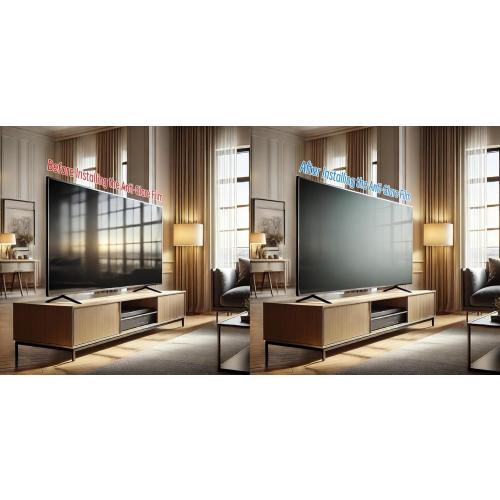 Anti Glare Film for TV 65 Inch,Out Blue Light Filter Anti Scratch 65 Inch TV Glare Stopper 65Inch TV Screen Protector Indoor or Outdoor
