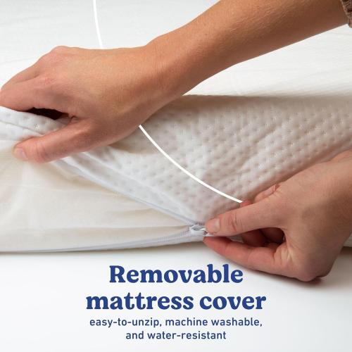 Graco Premium Crib & Toddler Mattress – GREENGUARD Gold Certified & CertiPUR-US Certified, Fits All Standard Crib & Toddler Beds, Waterproof Sleep Surface, Machine-Washable Outer Cover for Easy Care