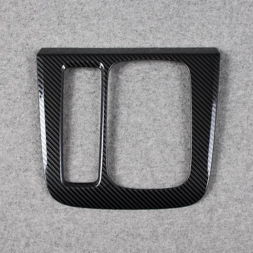 Beautost Fit for Honda 2023 2024 2025 2026 CR-V CRV Gear Shift Knob Console Panel Cover Trim (Carbon Fiber Black)