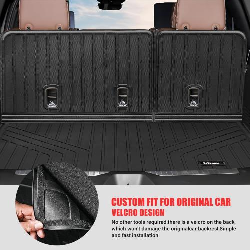 Floor Mats for 2021-2025 Chevrolet/Chevy Tahoe/GMC Yukon 7 Seater with Trunk Mat All Weather TPE Rubber Cargo Liner Full Set for Chevrolet Tahoe/GMC Yukon Accessories (Not for Yukon XL)