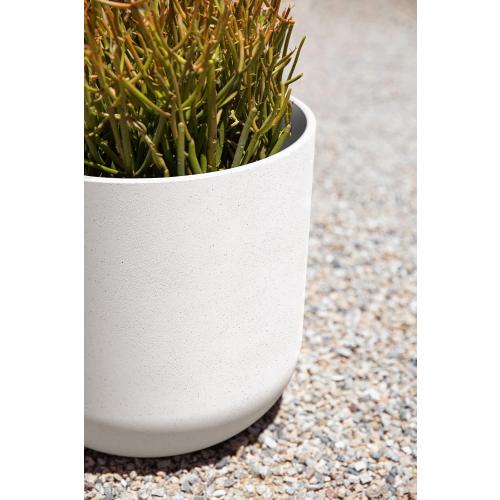 Color White mason series kona planter