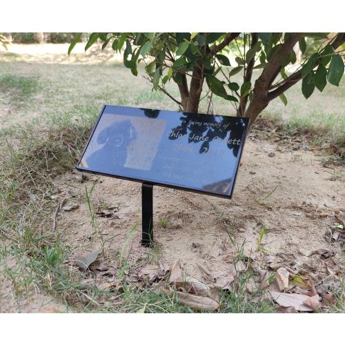 JFHEDY Grave Marker Stand for 20x 10 Stones, Memorial Stones for Loved One (20“ x 10“)