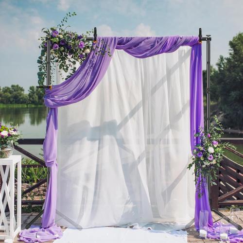 JSungo 10x8.5 FT Backdrop Stand for Parties, Adjustable Photo Backdrop Stand Kit with Carrying Bag, Portable Background Stand Backdrop for Wedding, Photoshoot, and Photo Studio