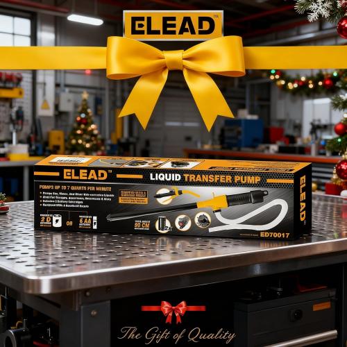 ELEAD Portable Battery Powered Pump - Electric Fuel/Water Transfer Pump 2.4 GPM, Liquid Siphon Pump with Adjustable Flow Control, Gas Pump with Filter Design, Gas Can Pump Ideal