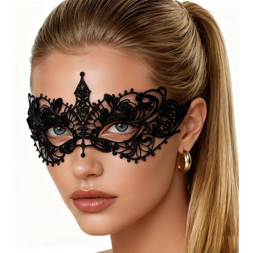 Masquerade Mask for Women Lace Eye Mask for Halloween Costume Party