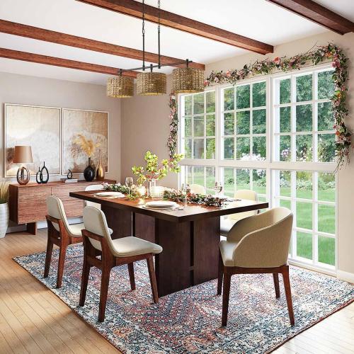 Rattan Chandeliers for Dining Room,Farmhouse Handed Woven 3-Light Linear Pendant Light Fixtures for Kitchen Island Living Room