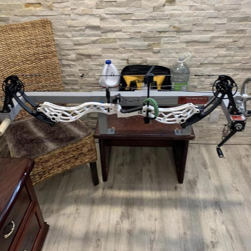 Archery Draw Board for Compound Bow - Bow Maintenance Accessories Bow Vise Winch Compatible with Most Bow Press