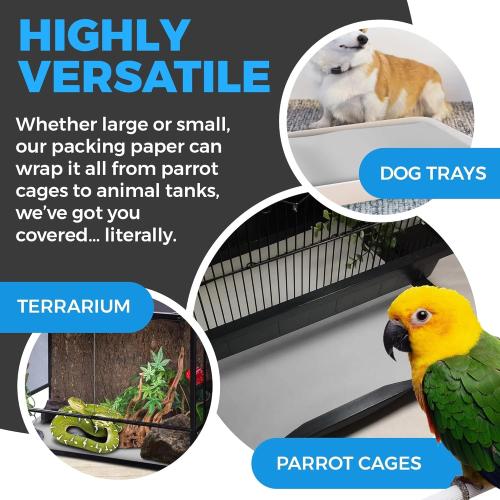 Bryco Goods Newsprint Packing Paper Sheets for Moving - 1.5lb - 50 Sheets of Newspaper Paper - Wrapping and Protecting Fragile Items, Box Filler, Shipping Supplies - 27 x 17 - Made in the USA