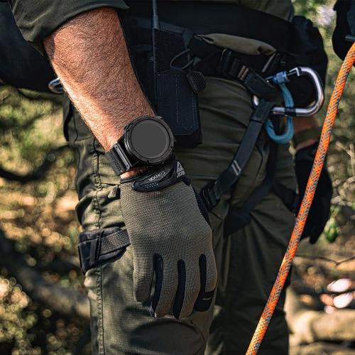 Bandletic Compatible with Garmin Instinct 2 Watch Band - 22mm Quick Fit Rugged Nylon Replacement Band for Fenix 8 E 47mm/7 6 Pro/5 Plus/Instinct 3 E 45mm/Forerunner 970 965/Approach S70 S62/Epix Pro