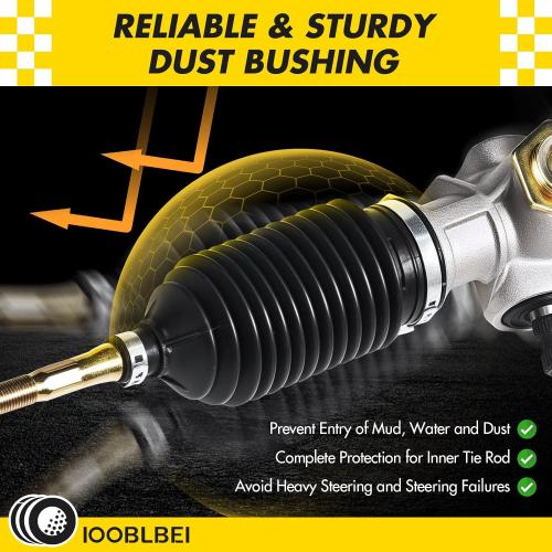 Club Car Precedent Steering Gear Box Assembly Rack fits Club Car Precedent/Onward/Tempo 2004-up Steering Rack Gas & Electric Golf Carts Parts, Replace OEM 102288601, 103679701