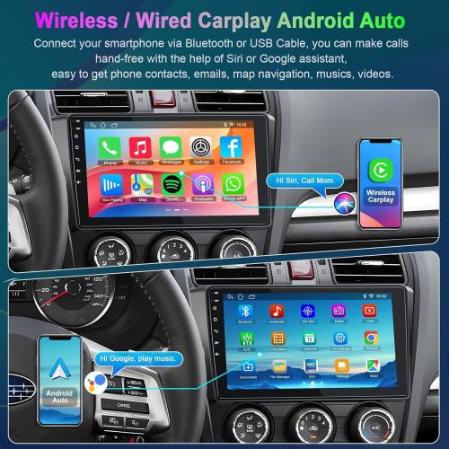 8core 64G Android 14 Car Radio for Subaru Forester WRX Impreza2013-2015with Wireless Carpaly&Android Auto for Harman Kardon system, 9'' 1280*720 IPS Touch Screen car stereo with Bluetooth/WiFi/GPS/DSP