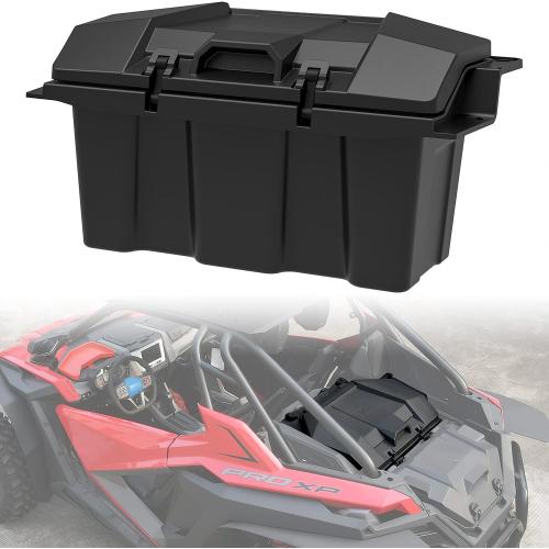 SAUTVS UTV 73QT Cargo Box for RZR PRO XP/RZR Turbo R/PRO S 2020-2026, Forward Poly Water Resistant 73 QT Forward Cargo Storage Box Accessories, Replace #2883751