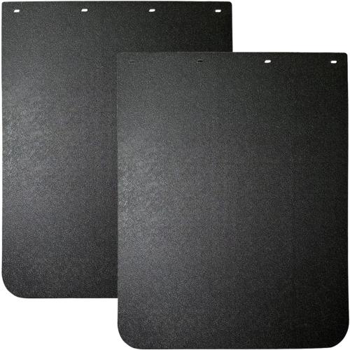2PCS Universal Heavy Duty Polymer Mudflaps 24x30 Inch, Black Splash Guard Mudflap for Semi Trucks Tractor Trailer
