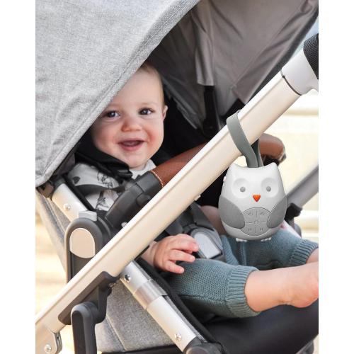 Skip Hop Portable Baby Sound Machine, Stroll & Go, Owl